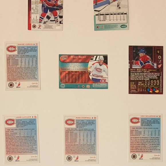 Montreal Canadiens Vintage NHL Hockey Cards - Lot of 16 - Roy, Koivu, Turgeon + - Picture 5 of 9